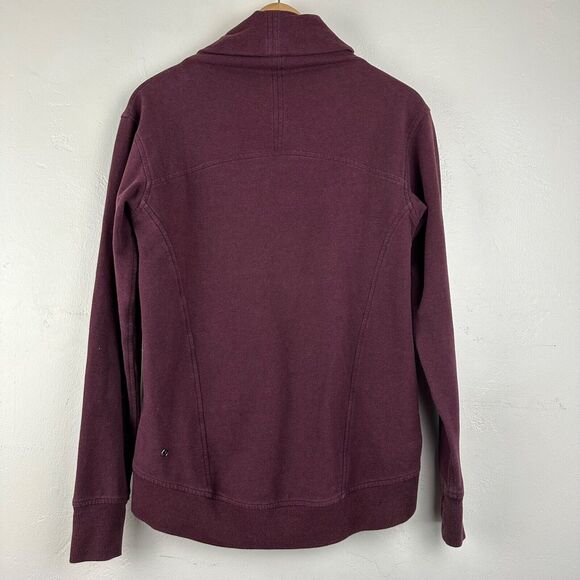 Lululemon Turtleneck Sweater Size‎ 6 Pullover Zip Pocket Size 6 Bordeaux - Picture 9 of 11